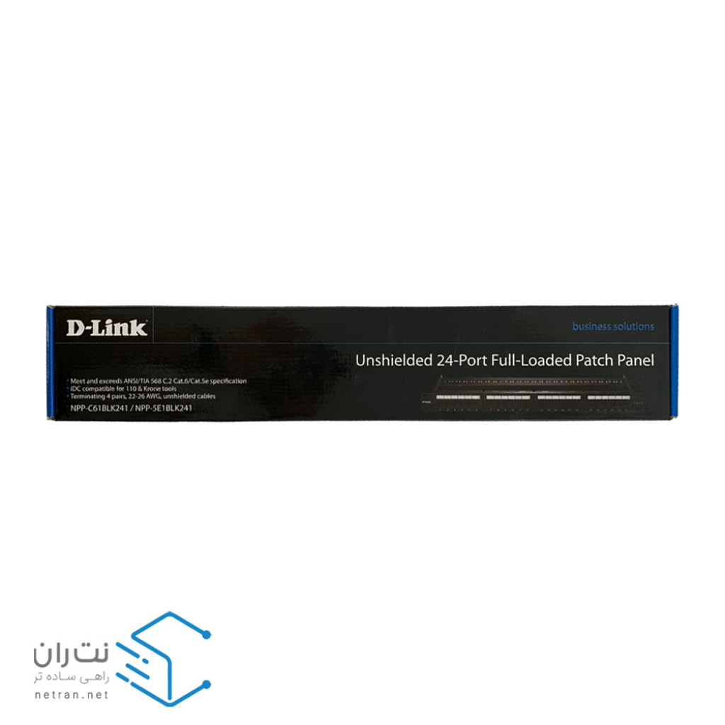 پچ پنل دی لینک 24 پورت Cat6 UTP